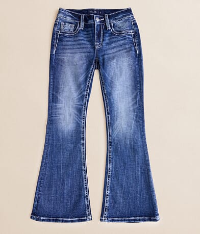 Girls - Mid-Rise Flare Stretch Jean