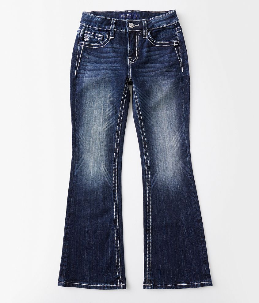 Girls - Miss Me Mid-Rise Boot Stretch Jean front view