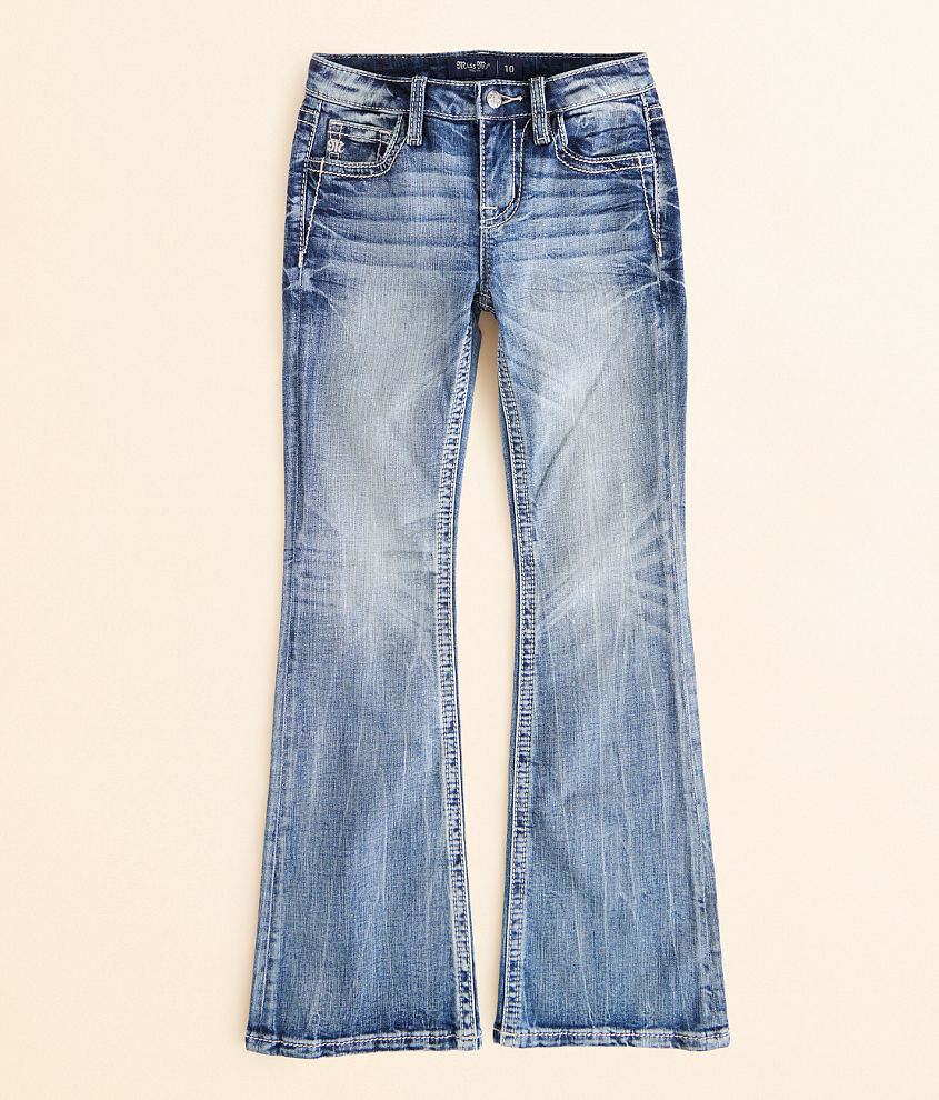 Girls - Miss Me Mid-Rise Boot Stretch Jean front view