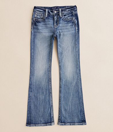 Miss Me Girls - Mid-Rise Boot Stretch Jean front view