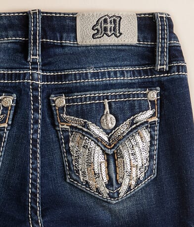 Girls - Mid-Rise Boot Stretch Jean thumbnail 3