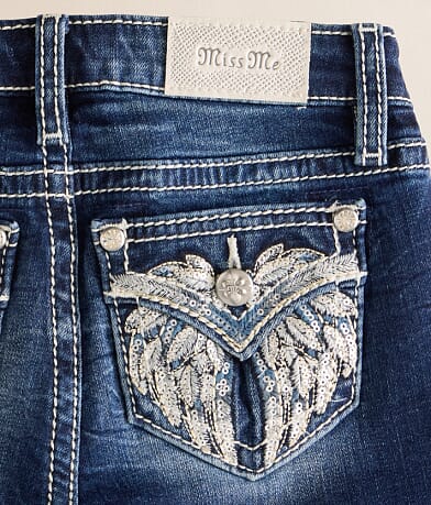 Girls - Mid-Rise Boot Stretch Jean thumbnail 3