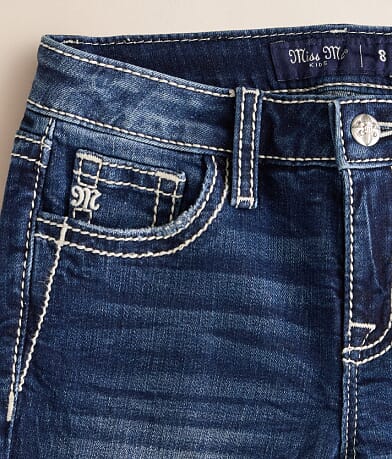 Girls - Mid-Rise Boot Stretch Jean thumbnail 4