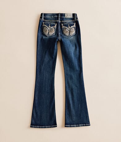 Girls - Mid-Rise Boot Stretch Jean thumbnail 2