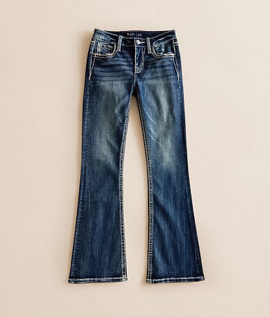 Girls - Mid-Rise Boot Stretch Jean