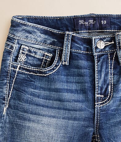 Girls - Mid-Rise Boot Stretch Jean thumbnail 4