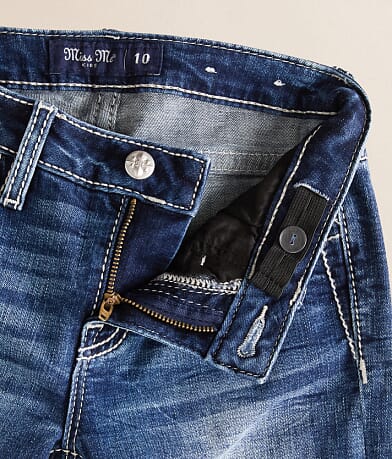 Girls - Mid-Rise Boot Stretch Jean thumbnail 6