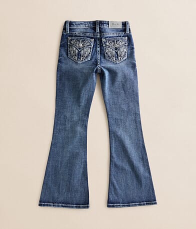 Girls - Mid-Rise Flare Stretch Jean thumbnail 2