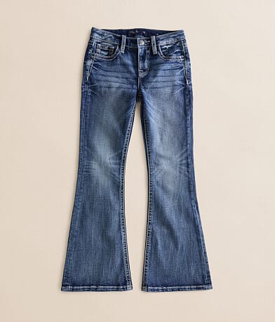 Girls - Mid-Rise Flare Stretch Jean