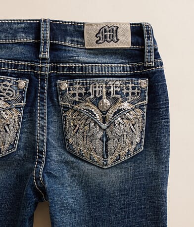 Girls - Mid-Rise Flare Stretch Jean thumbnail 3