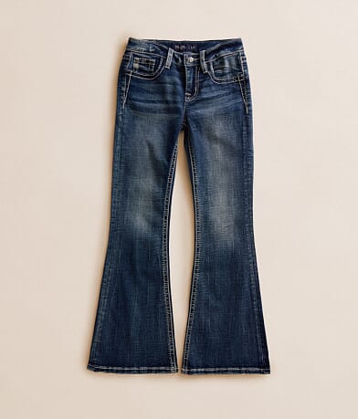 Girls - Mid-Rise Flare Stretch Jean