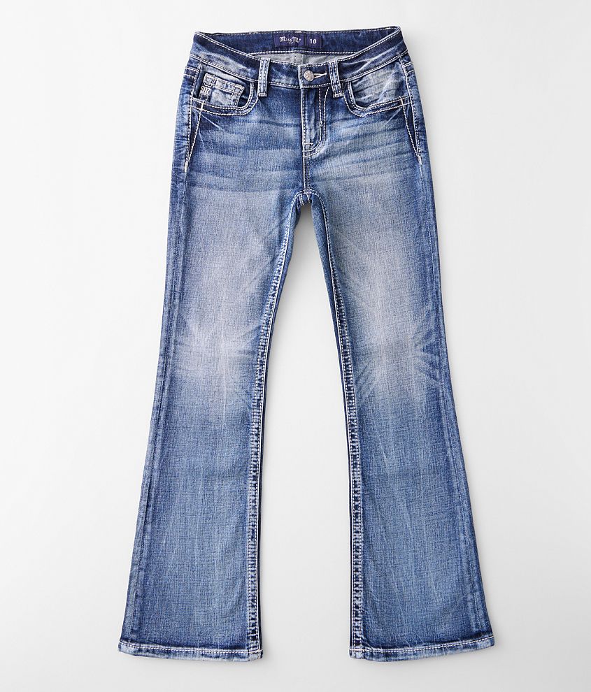 Girls - Miss Me Mid-Rise Boot Stretch Jean front view