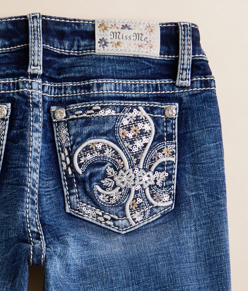 Girls - Mid Rise Boot Stretch Jean