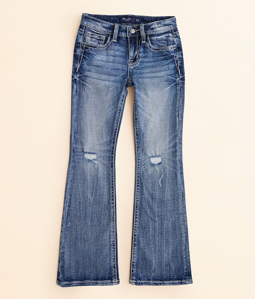 Girls - Miss Me Mid-Rise Boot Stretch Jean front view