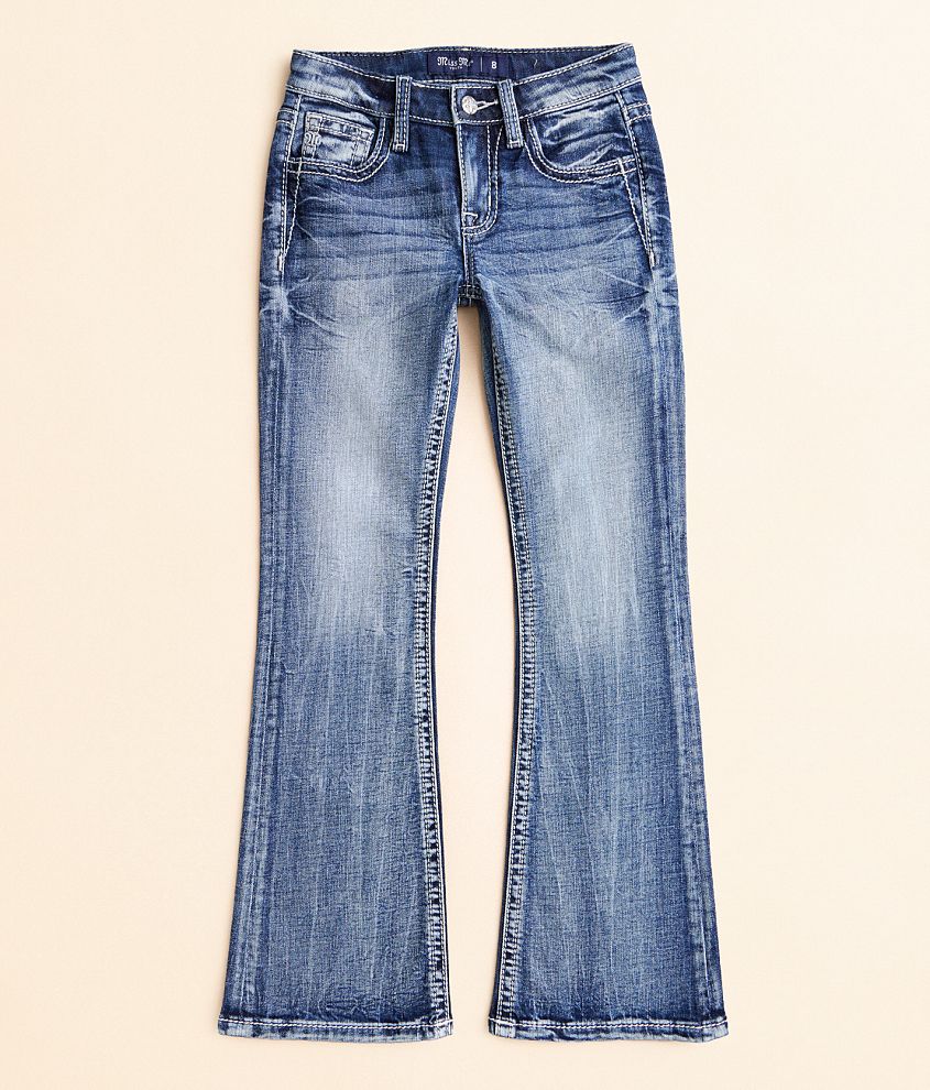 Girls - Miss Me Mid-Rise Boot Stretch Jean front view