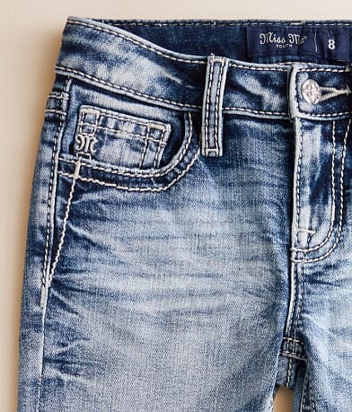 Girls - Mid-Rise Boot Stretch Jean thumbnail 4