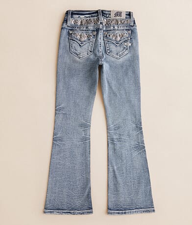 Girls - Mid-Rise Boot Stretch Jean thumbnail 2