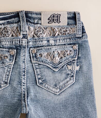 Girls - Mid-Rise Boot Stretch Jean thumbnail 3