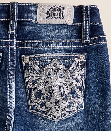 Girls - Mid-Rise Boot Stretch Jean thumbnail 3