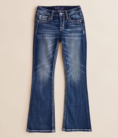 Miss Me Girls - Mid-Rise Boot Stretch Jean front view