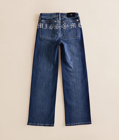 Girls - Mid-Rise Wide Leg Stretch Jean thumbnail 2