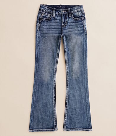 Miss Me Girls - Mid-Rise Boot Stretch Jean front view