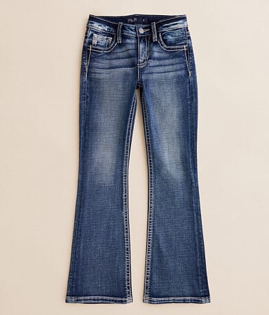 Miss Me Girls - Mid-Rise Boot Stretch Jean front view