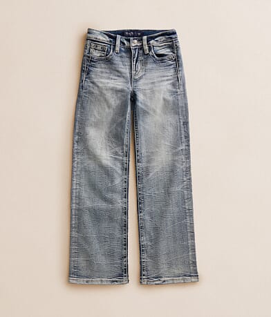Girls - Mid-Rise Wide Leg Stretch Jean