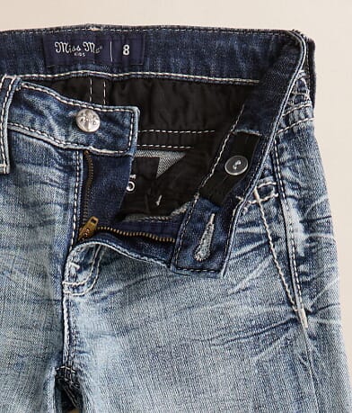 Girls - Mid-Rise Wide Leg Stretch Jean thumbnail 6