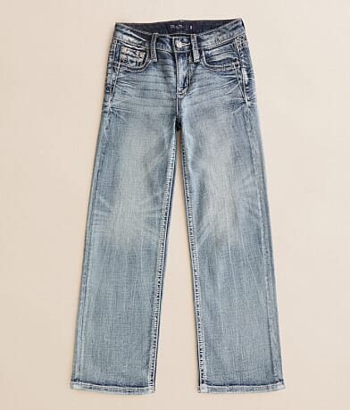 Miss Me Girls - Mid-Rise Wide Leg Stretch Jean front view