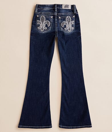 Girls - Mid-Rise Flare Stretch Jean thumbnail 2