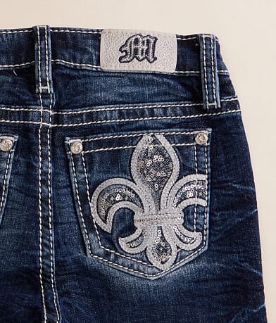 Girls - Mid-Rise Flare Stretch Jean thumbnail 3