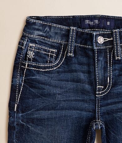 Girls - Mid-Rise Flare Stretch Jean thumbnail 4