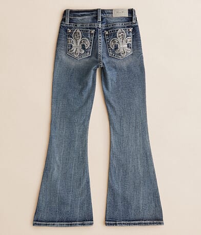 Girls - Mid-Rise Flare Stretch Jean thumbnail 2