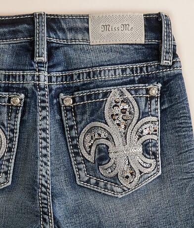 Girls - Mid-Rise Flare Stretch Jean thumbnail 3