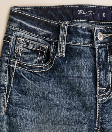 Girls - Mid-Rise Flare Stretch Jean thumbnail 4