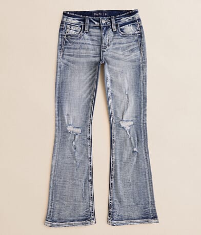 Miss Me Girls - Mid-Rise Boot Stretch Jean front view