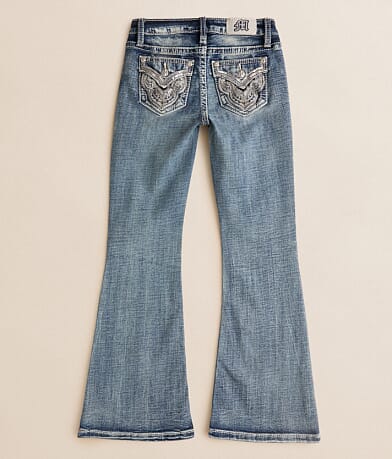 Girls - Mid-Rise Flare Stretch Jean thumbnail 2