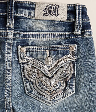 Girls - Mid-Rise Flare Stretch Jean thumbnail 3