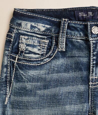 Girls - Mid-Rise Flare Stretch Jean thumbnail 4
