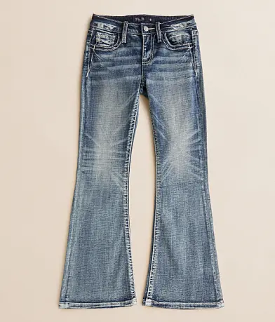 Miss Me Girls - Mid-Rise Flare Stretch Jean front view