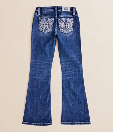 Girls - Mid-Rise Boot Stretch Jean thumbnail 2