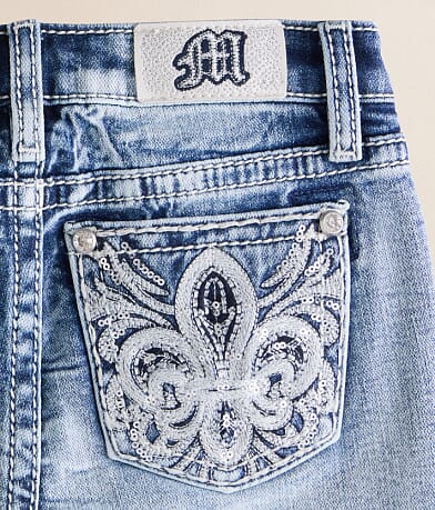 Girls - Mid-Rise Flare Stretch Jean thumbnail 3