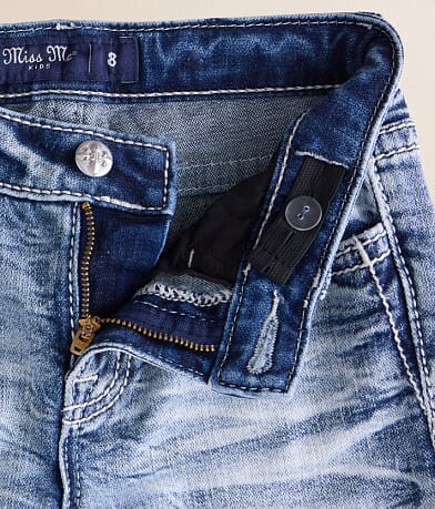Girls - Mid-Rise Flare Stretch Jean thumbnail 6
