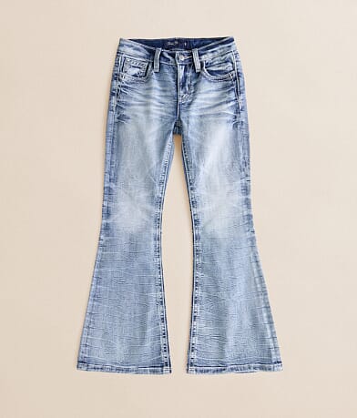 Girls - Mid-Rise Flare Stretch Jean