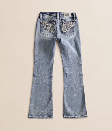 Girls - Mid-Rise Boot Stretch Jean thumbnail 2