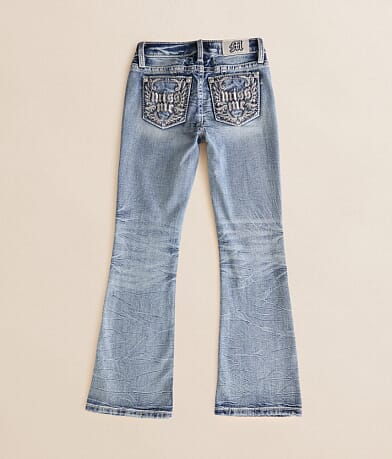 Girls - Mid-Rise Boot Stretch Jean thumbnail 2