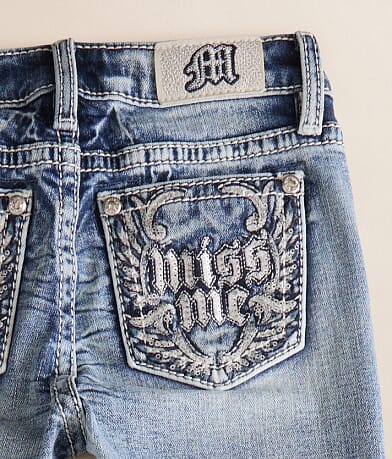 Girls - Mid-Rise Boot Stretch Jean thumbnail 3