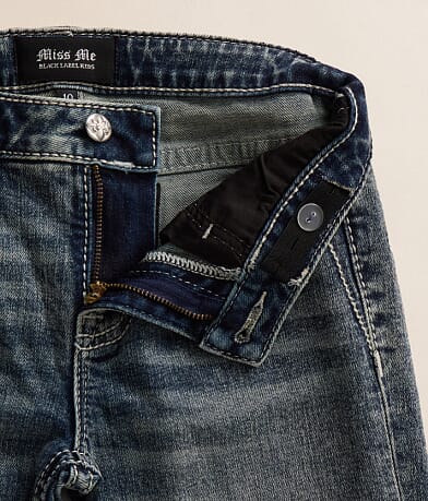 Girls - Mid-Rise Wide Leg Stretch Jean thumbnail 6