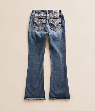 Girls - Mid-Rise Boot Stretch Jean thumbnail 2